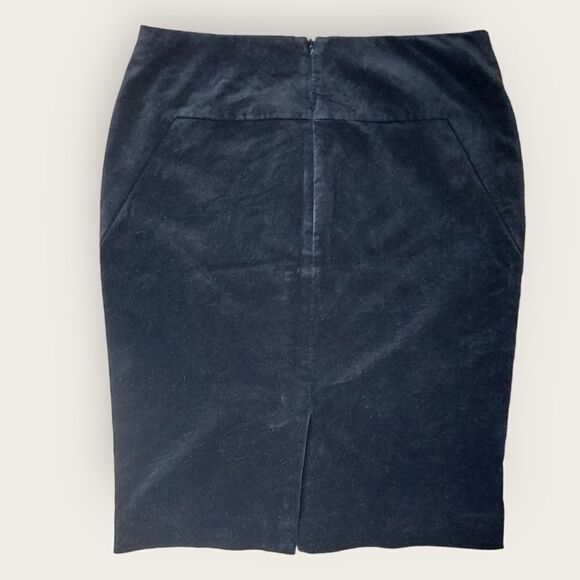 🌼4/$30 Ann Taylor Black Velvet Pencil Skirt Size 8 - Picture 4 of 5